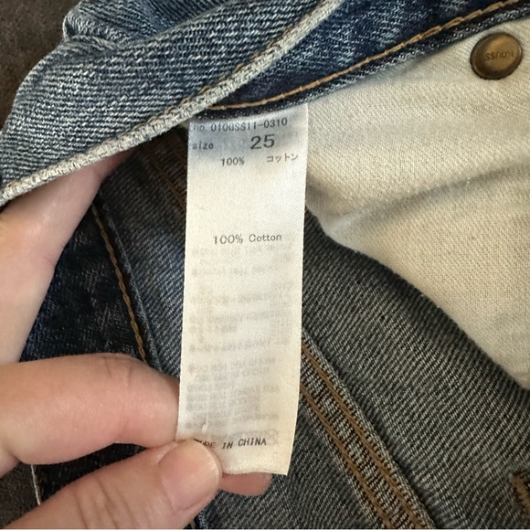 MOUSSY Wide Leg Distressed Jeans - Picture 7 of 8